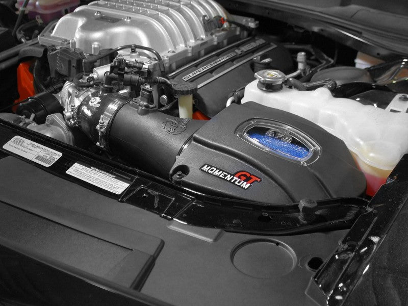 aFe 52-72204 Momentum Air Intake System PRO 5R w/ Extra Filter 2015 Dodge Challenger SRT Hellcat 6.2L (sc)