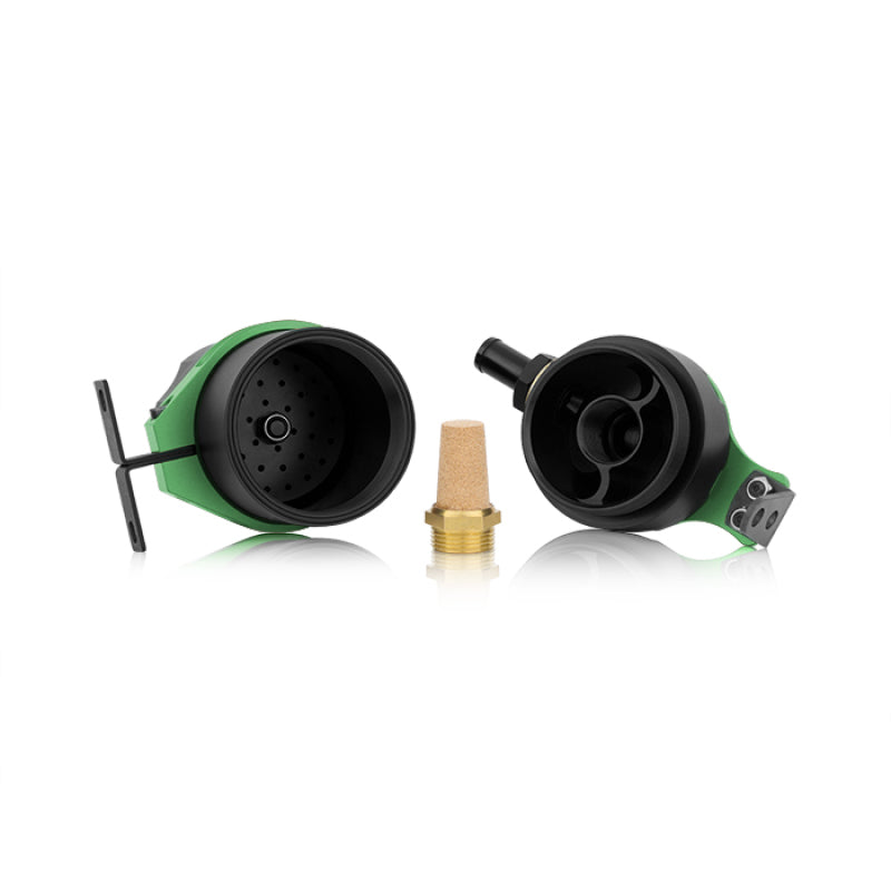 Mishimoto MMBCC-UNI-GN Universal Baffled Oil Catch Can - Green