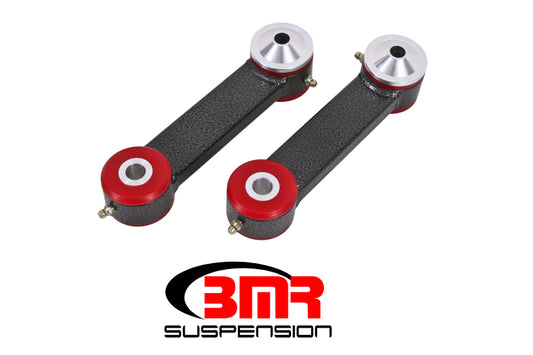 BMR Suspension TCA048H BMR 15-17 S550 Mustang Rear Lower Control Arms Vertical Link (Polyurethane) - Black Hammertone