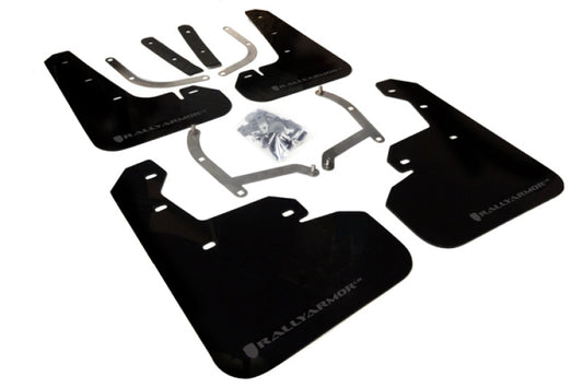 Rally Armor MF45-UR-BLK/GRY 17-23 Subaru Impreza 4D/5D Black UR Mud Flap w/Grey Logo