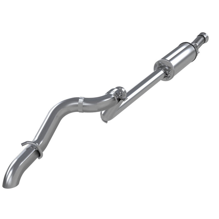 MBRP S5533AL 18-20 Jeep Wrangler JL 2.5in Single Rear Exit Cat Back Exhaust - Aluminum