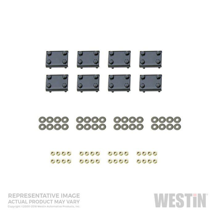 Westin 22-1905 2009-2018 Dodge/RAM 1500 Quad Cab Premier Oval Nerf Step Bar Mount Kit - Black