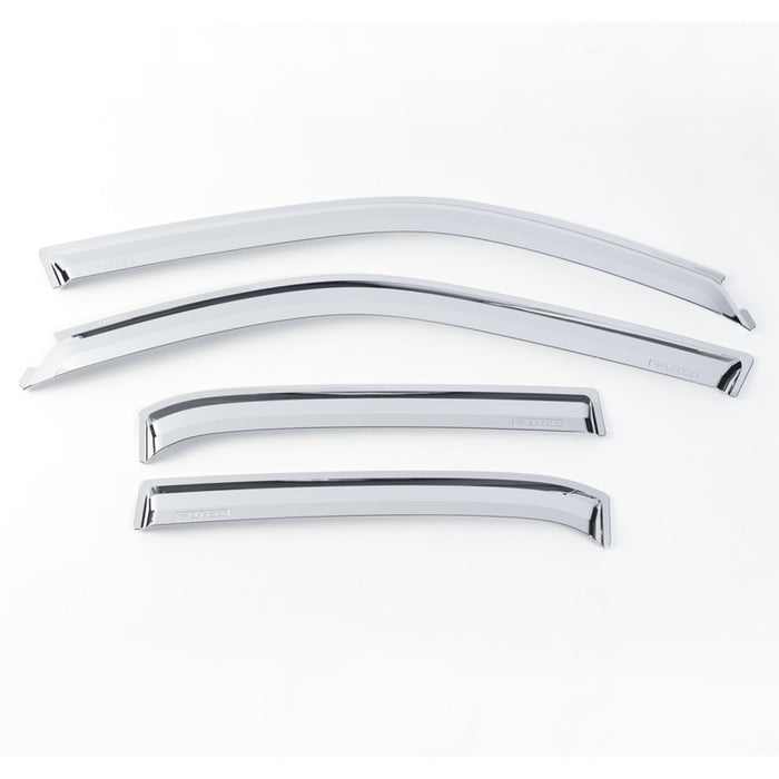 Putco 480440 14-18 Chevy Silverado LD - 4 Door - Crew Cab Element Chrome Window Visors