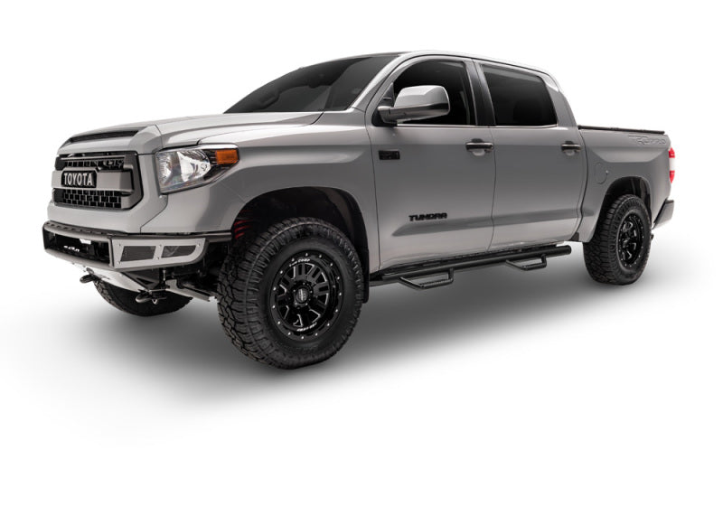 N-Fab N0482CC Nerf Step 04-15 Nissan Titan Crew Cab 5.6ft Bed - Gloss Black - W2W - 3in