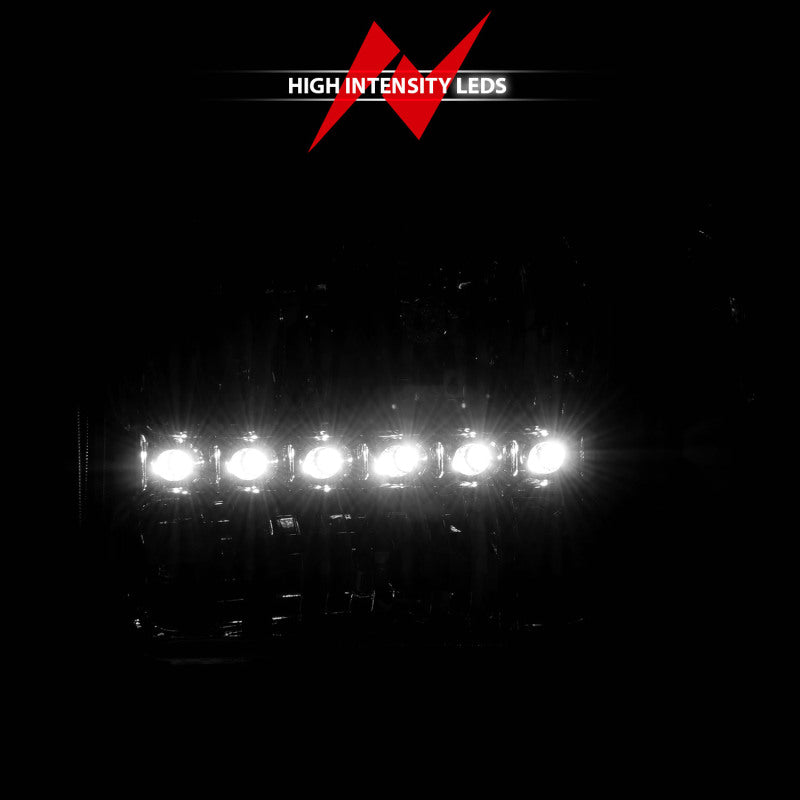 ANZO 111088 2000-2004 Ford Excursion Crystal Headlights Chrome w/ LED 1pc