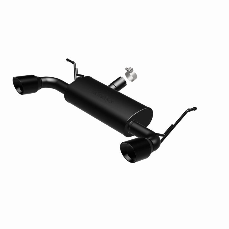 Magnaflow 15160 MagnaFlow 07-17 Jeep Wrangler JK 3.8/3.6L Dual Split Rear Exit Black Axle-Back Exhaust