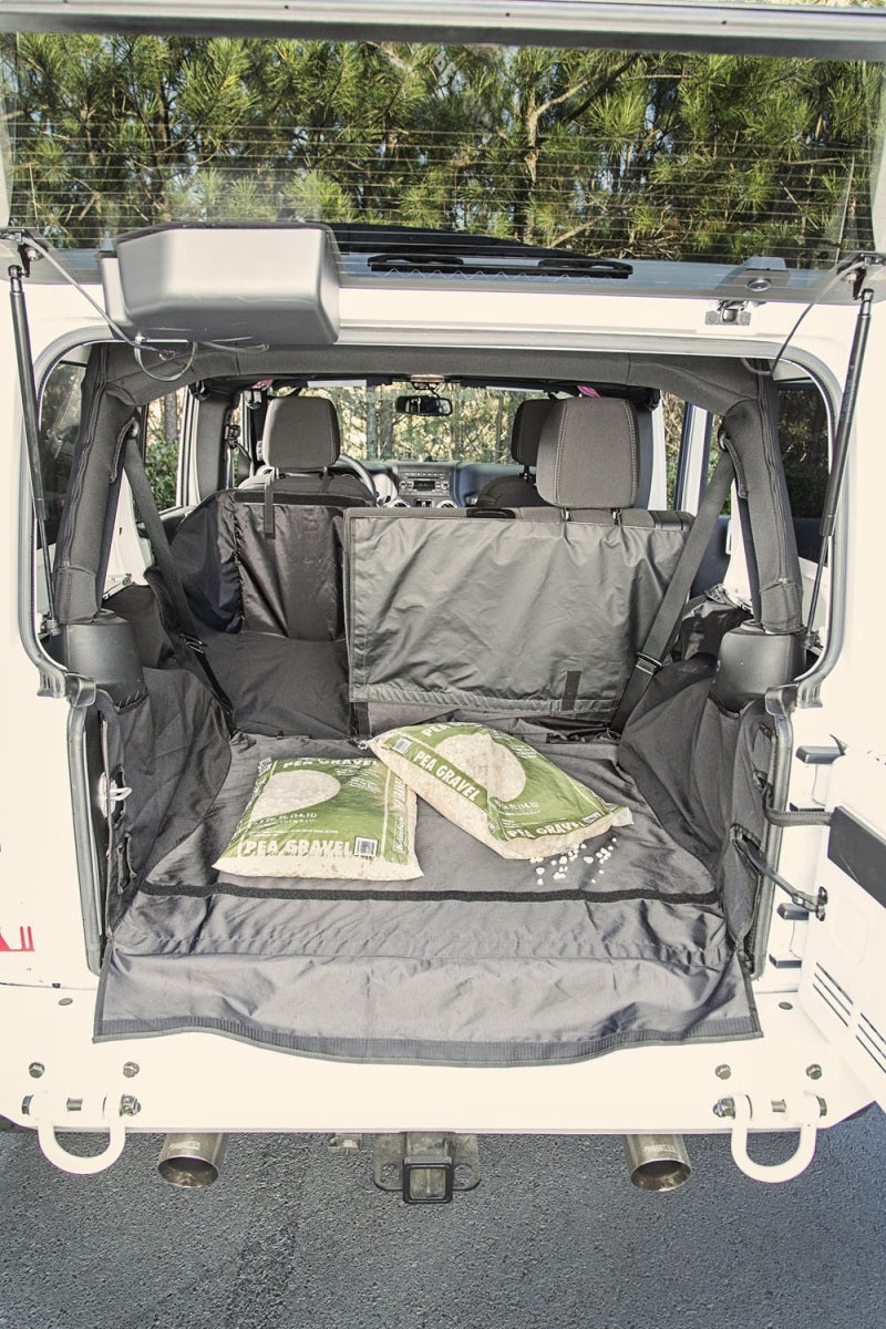 Rugged Ridge 13260.01 C3 Cargo Cover W/O Subwoofer 07-18 Jeep Wrangler JKU 4 Door