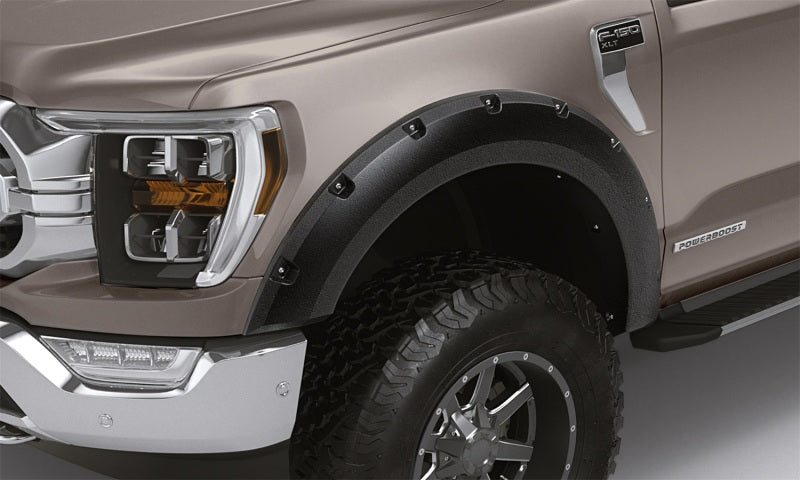 LUND RX150TA Lund 21-22 Ford F-150 (Excl. Lightning) RX-Rivet Style Textured Fender Flares - Black (2 Pc. Front)