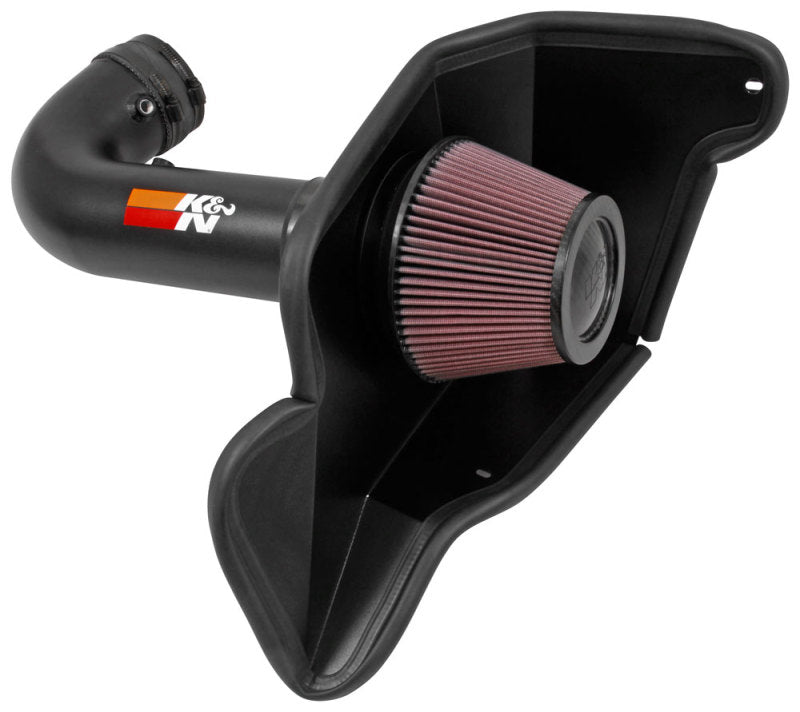 K&N Engineering 69-3538TTK K&N 2016-2017 Ford Mustang Shelby 5.2L V8 Typhoon Cold Air Intake System
