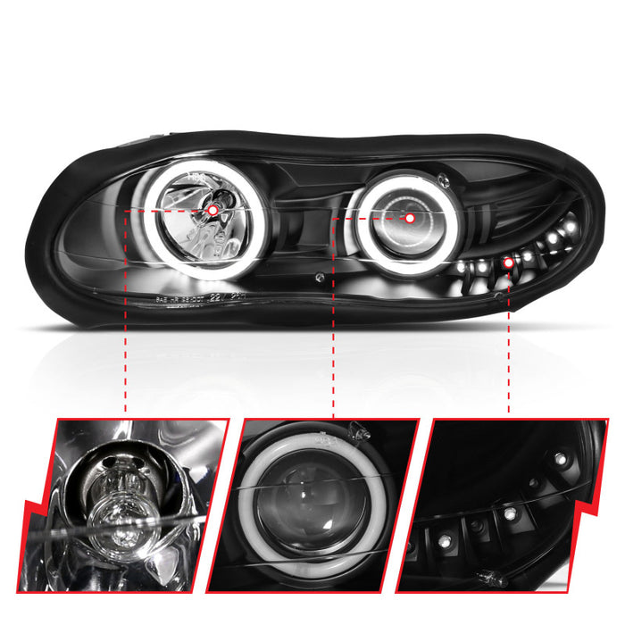 ANZO 121160 ANZ LED/Projector Headlights