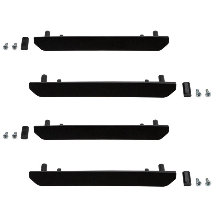 Wehrli WCF100393 2020+ GMC 2500/3500HD Fender Flare Marker Light Delete Kit w/o Logo - Fine Texture Black