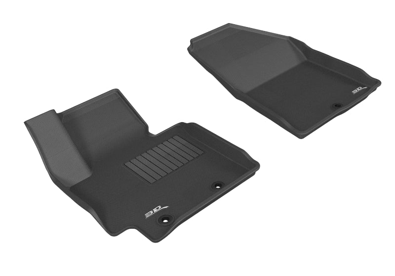 3D MAXpider L1KA02011509 2014-2019 Kia Soul Kagu 1st Row Floormat - Black