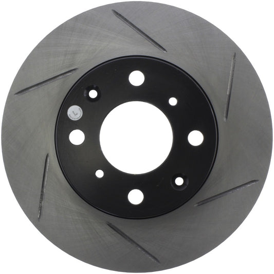 Stoptech 126.40023SL StopTech Power Slot 93-00 Honda Civic DX w/ Rr Drum Brakes Front Left Rotor