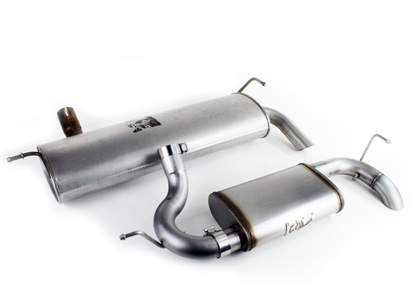 aFe 49-46219 MACHForce XP 07-17 Jeep Wrangler V6-3.6/3.8L 409 SS 2.5in Axle-Back Exhaust