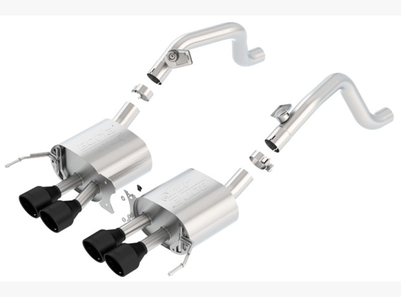 Borla 11869CB 14-18 C7 Corvette Stingray Axle-Back ATAK Exhaust 2.75in To Muffler Dual 2.0in Out 4.25in Tip