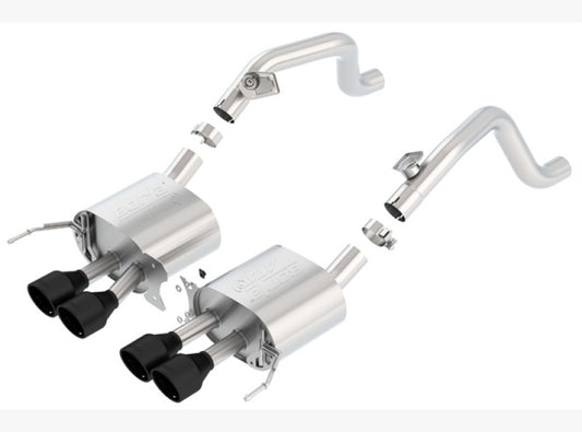 Borla 11869CB 14-18 C7 Corvette Stingray Axle-Back ATAK Exhaust 2.75in To Muffler Dual 2.0in Out 4.25in Tip