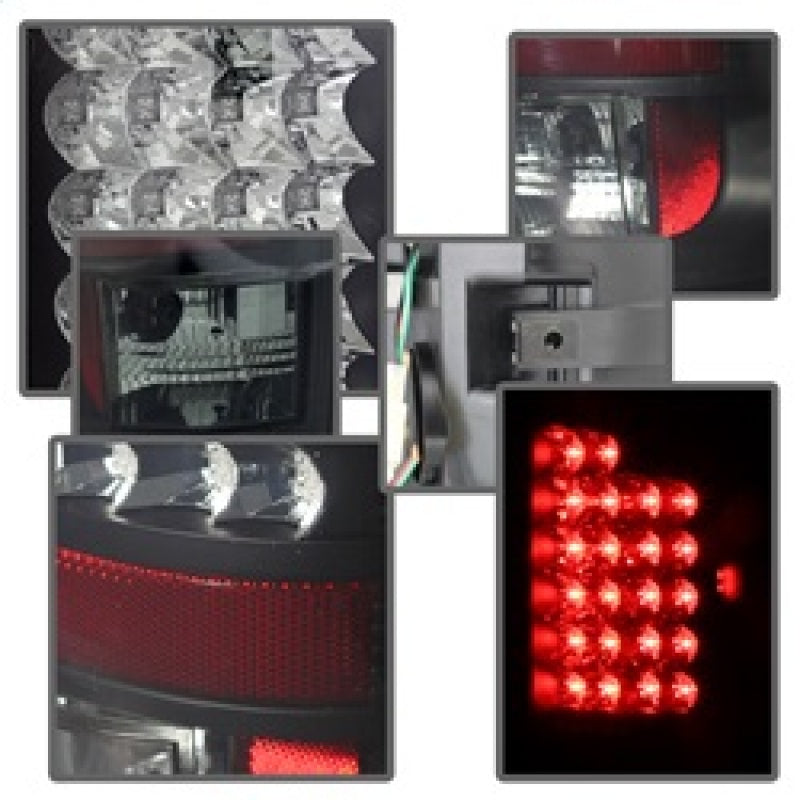 SPYDER 5078094 Spyder Dodge RAM 02-06 1500/RAM 2500/3500 03-06 LED Tail Light Black Smoke ALT-YD-DRAM02-LED-BSM