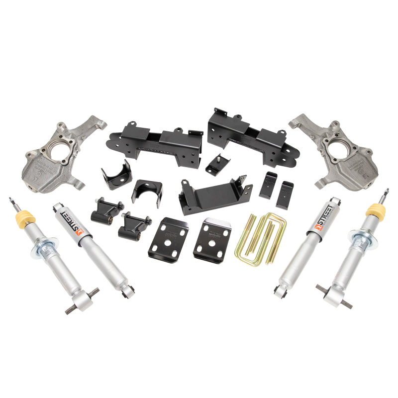 Belltech 1040SP LOWERING KIT 2019 Chevrolet Silverado / GMC Sierra 1500 2WD All Cab - 2-4in Fr / 6in R