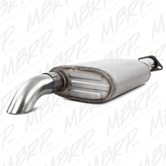 MBRP S5522409 00-06 Jeep Wrangler (TJ) Inline-4 2.5L Inline-6 4.0L Cat Back Single Off-Road Turn Down T409 Ex