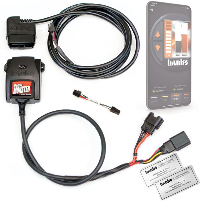 Banks Power 64310-C Pedal Monster Kit (Stand-Alone) 07-19 RAM 2500/3500/11-20 Ford F-Series 6.7L Use w/Phone