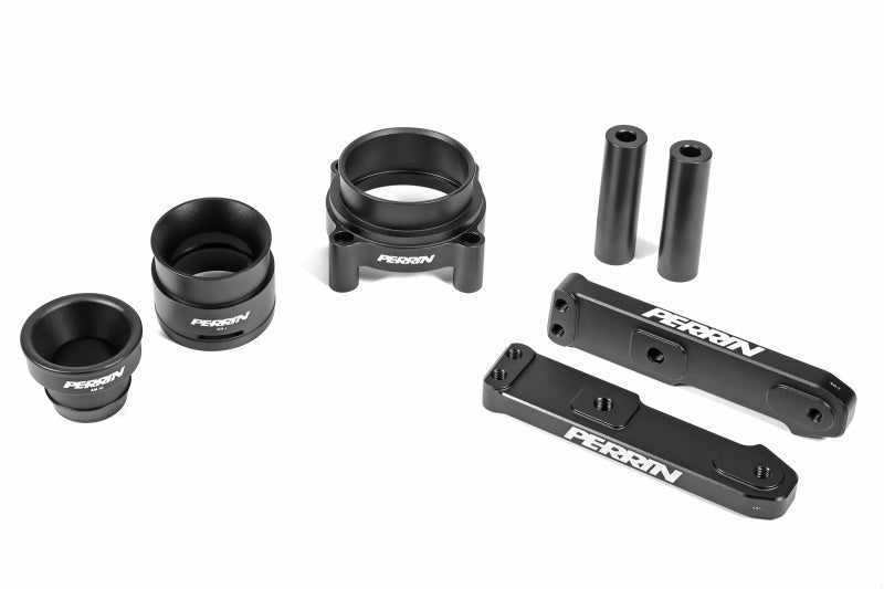Perrin Performance PSP-ITR-441SL/BK PERRIN 22-25 Subaru WRX Front Mount Intercooler Kit (Black Tubes & Silver Core)