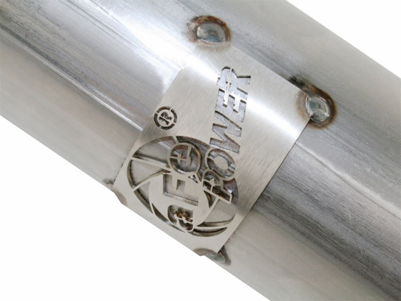 aFe 48-06209 Power Twisted Steel Loop Delete D/P Aluminized Steel 12-18 Jeep Wrangler (JK) V6 3.6L