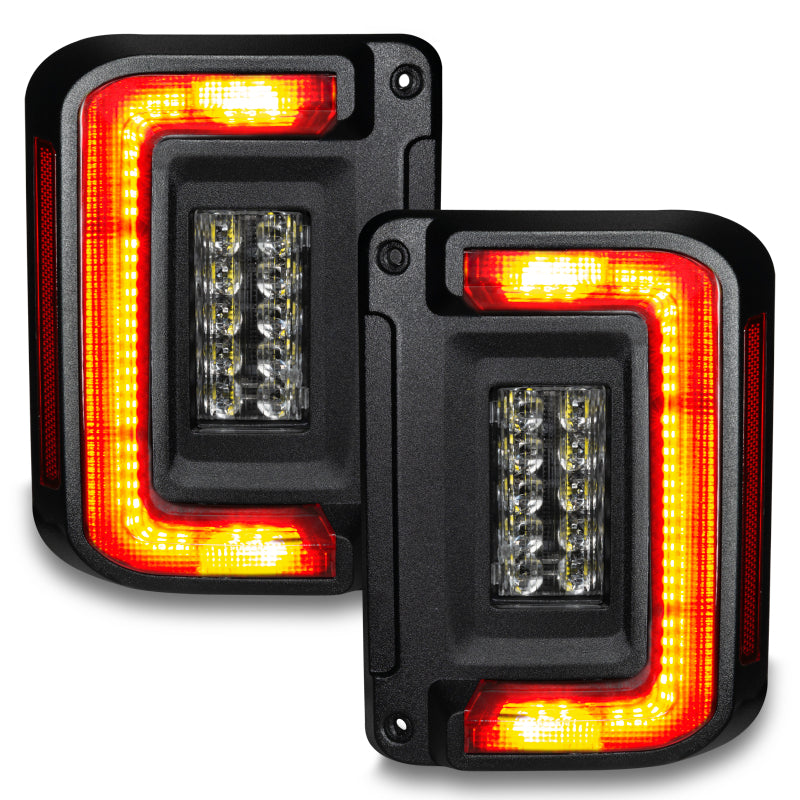 ORACLE Lighting 5891-504 Oracle Lighting Jeep Wrangler JK Flush Mount LED Tail Lights