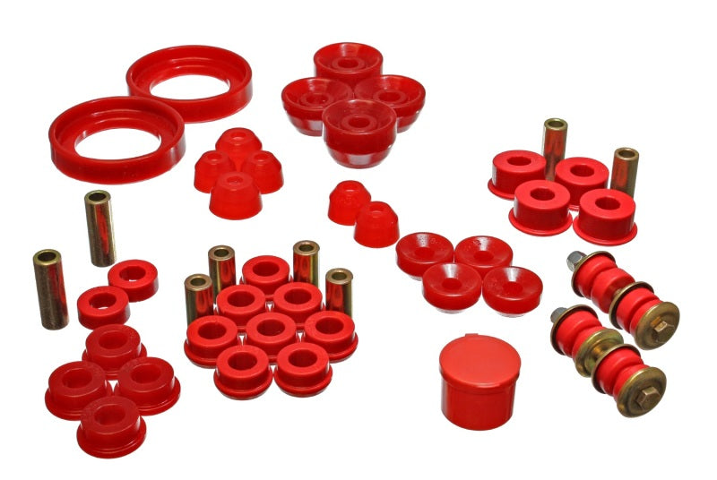 Energy Suspension 16.18107R 94-97 Honda Accord/Odyssey Red Hyper-Flex Master Bushing Set