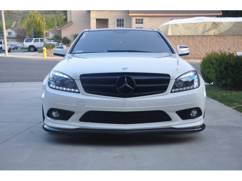SPYDER 5042262 Spyder Mercedes Benz C-CLASS 08-11 Projector Headlights Halogen - DRL Blk PRO-YD-MBW20408-DRL-BK