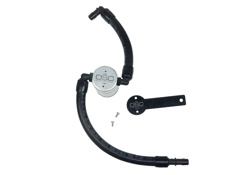 J&L 3067P-C 2019-2024 Dodge RAM 1500 5.7L Oil Separator 3.0 Passenger Side - Clear Anodized