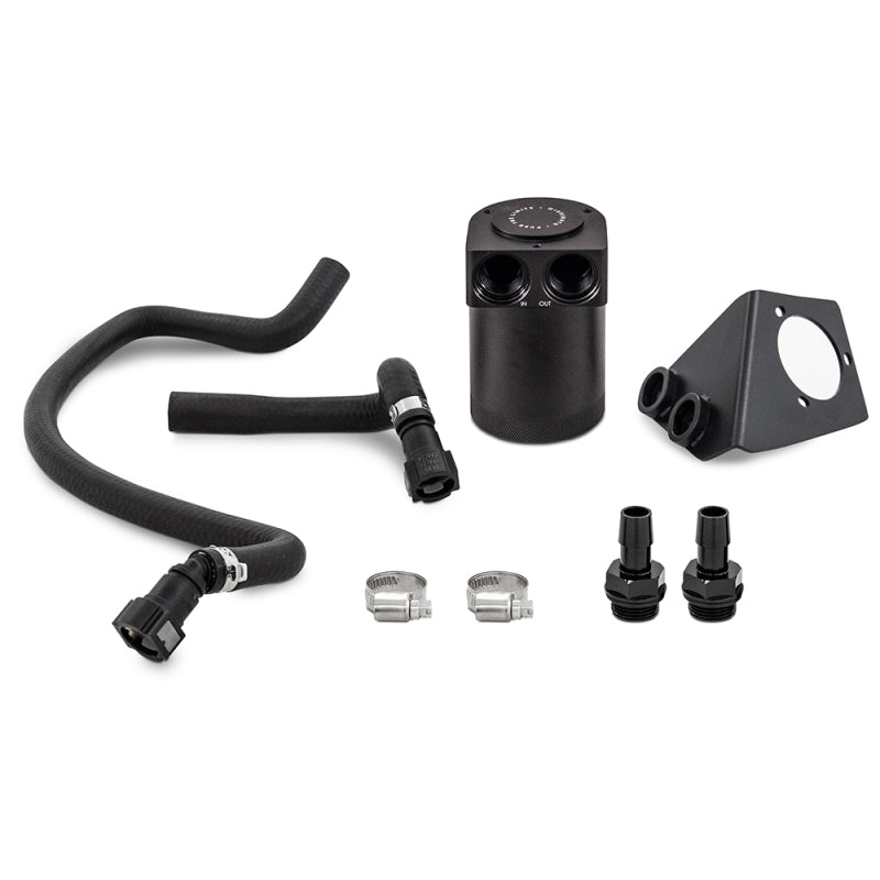 Mishimoto MMBCC-C8-20P 2020+ Chevrolet Corvette C8 Baffled Oil Catch Can Kit (PCV Side) - Black