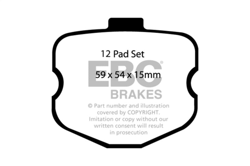 EBC DP51771NDX 06-08 Chevrolet Corvette (C6) 7.0 (Z06) Bluestuff Front Brake Pads