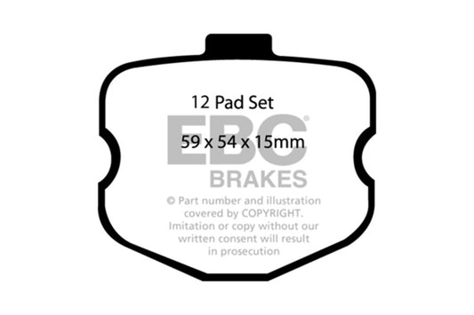 EBC DP51771NDX 06-08 Chevrolet Corvette (C6) 7.0 (Z06) Bluestuff Front Brake Pads