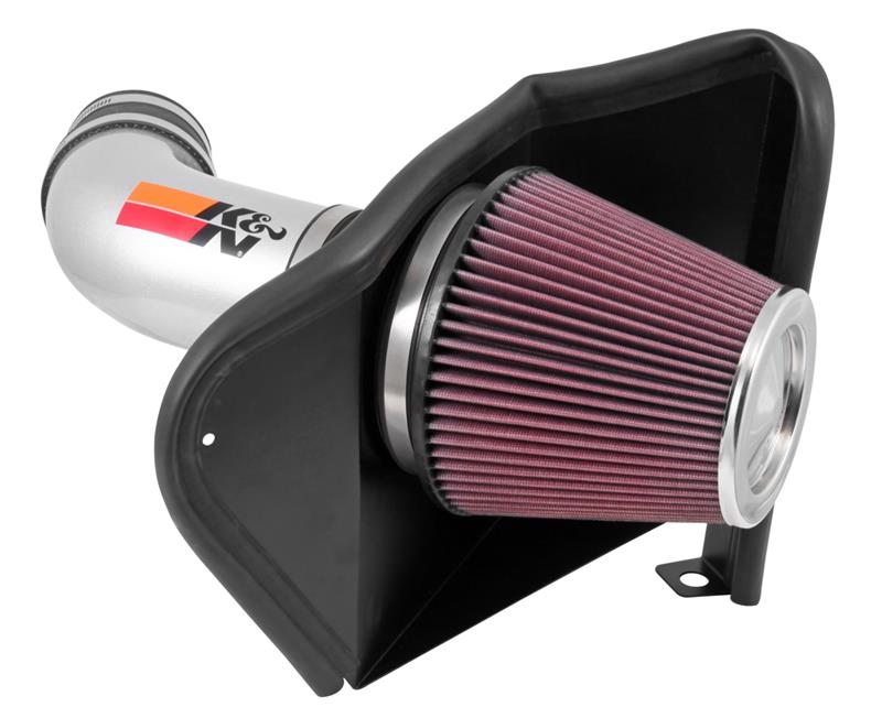 K&N Engineering 77-1567KS K&N 12-15 Jeep Grand Cherokee SRT 8 6.4L V8 High Flow Performance Intake Kit