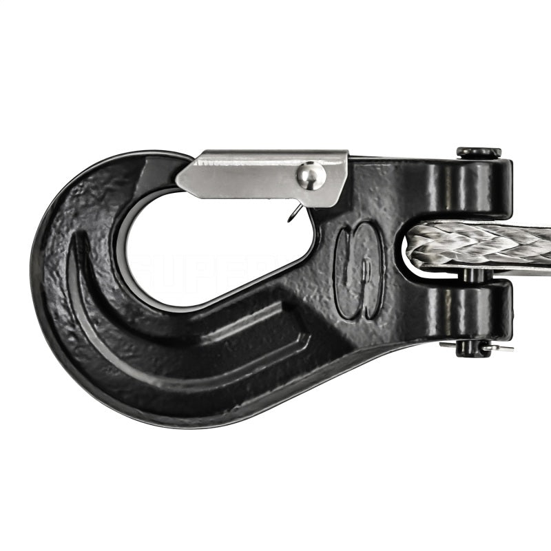 Superwinch 1712201 12000 LBS 12V DC 3/8in x 80ft Synthetic Rope SX 12000SR Winch - Graphite