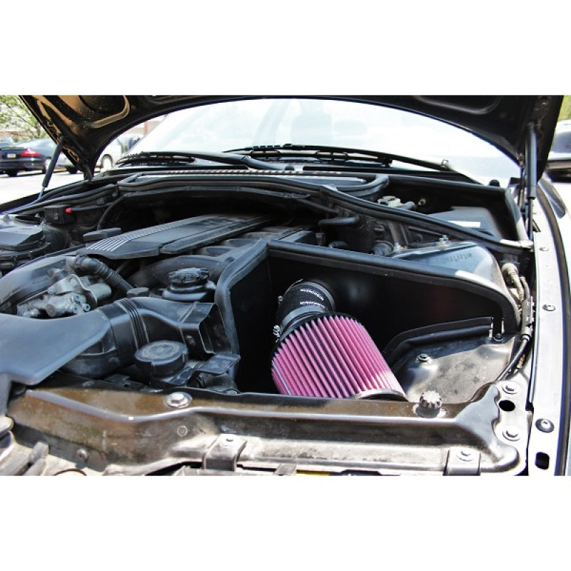 Mishimoto MMAI-E46-99BK 99-05 BMW E46 323i/325i/328i Performance Cold Air Intake Kit - Black