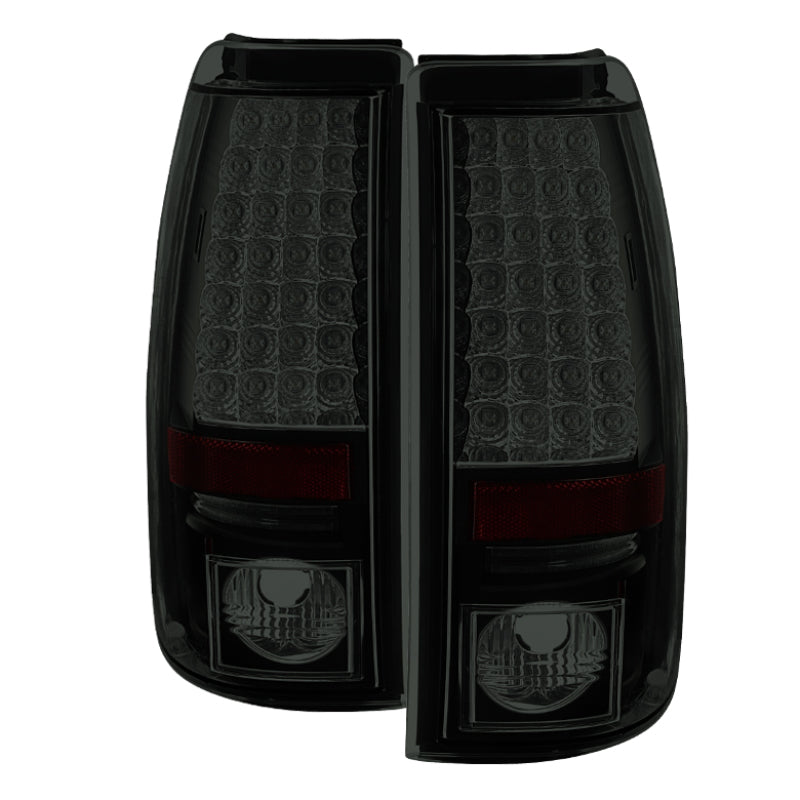 SPYDER 5078025 Spyder Chevy Silverado 1500 03-06 (Not Fit Stepside)LED Tail Lights Blk Smke ALT-YD-CS03-LED-BSM