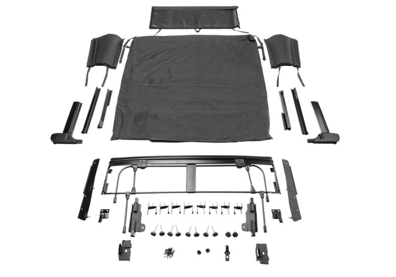 Rampage 139035 20-22 Jeep Gladiator Trailview Fastback - Black Diamond