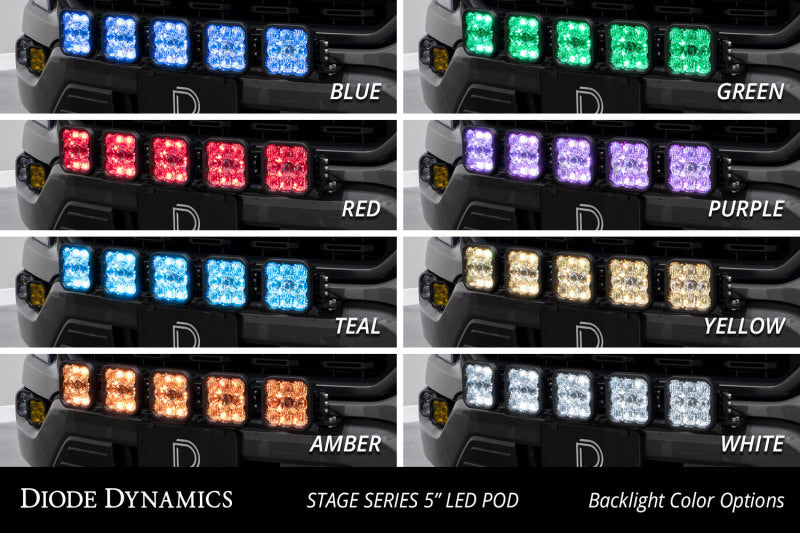 Diode Dynamics DD7321 21-22 Ford F-150 SS5 Grille CrossLink Lightbar Kit- Pro White Combo