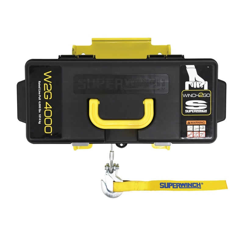 Superwinch 1140222 4000 LBS 12V DC 3/16in x 50ft Steel Rope Winch2Go Steel Rope