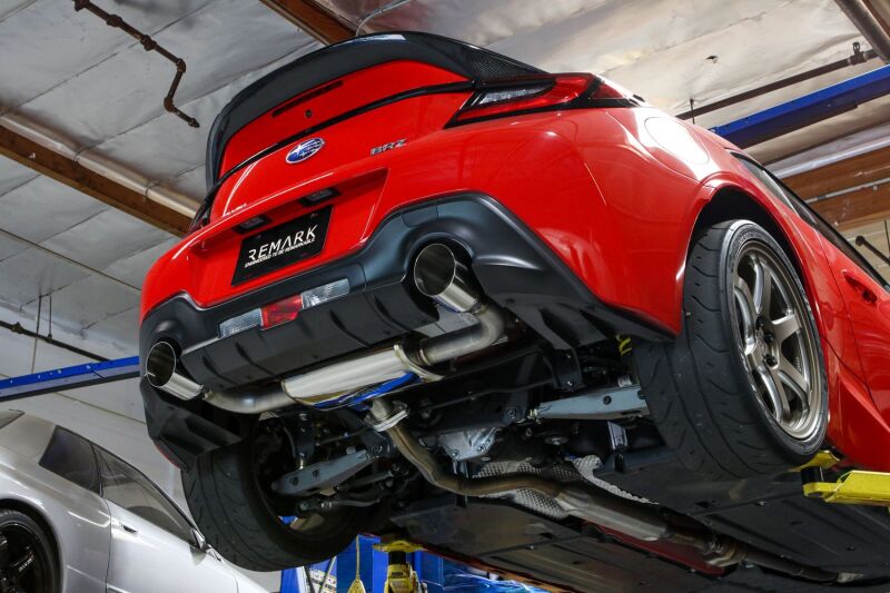 Remark RO-TSZ8-SM 22+ Subaru BRZ/Toyota GR86 Axle-Back Exhaust - Stainless Single Wall Tips