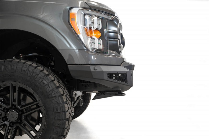 Addictive Desert Designs F197431040103 2021 Ford F-150 HoneyBadger Front Bumper w/ Top Hoop