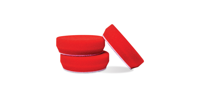 Griots Garage 11263 3in Red Waxing Pads (Set of 3)