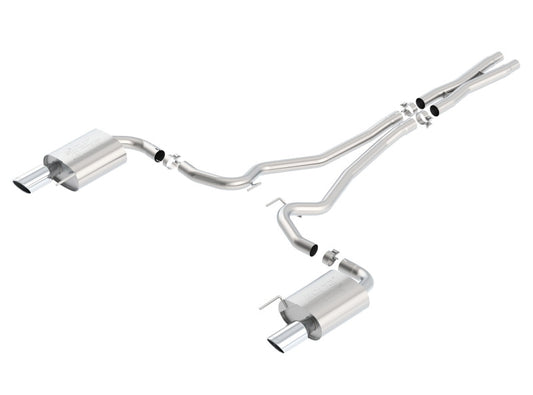 Borla 140591 Atak S Cat-Back 15-17 Ford Mustang GT 5.0L V8 MT/AT 2.5in pipe 4in tip