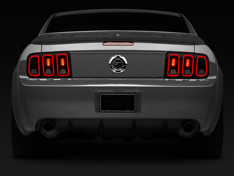 Raxiom 49169 05-09 Ford Mustang Gen5 Tail Lights- Black Housing (Smoked Lens)