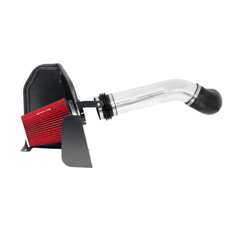 Spectre 9910 07-08 GM Truck V8-4.8/5.3/6.0L F/I Air Intake Kit - Clear Anodized w/Red Filter
