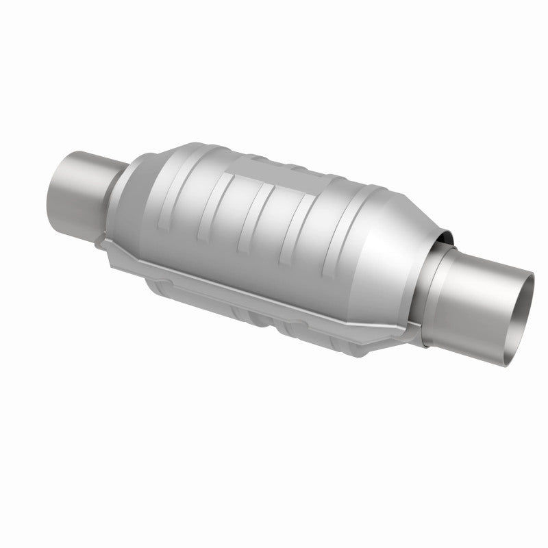 Magnaflow 99209HM MagnaFlow Conv Univ 3in Inlet/Outlet Center/Center Round 9in Body L x 5.125in W x 13in Overall L