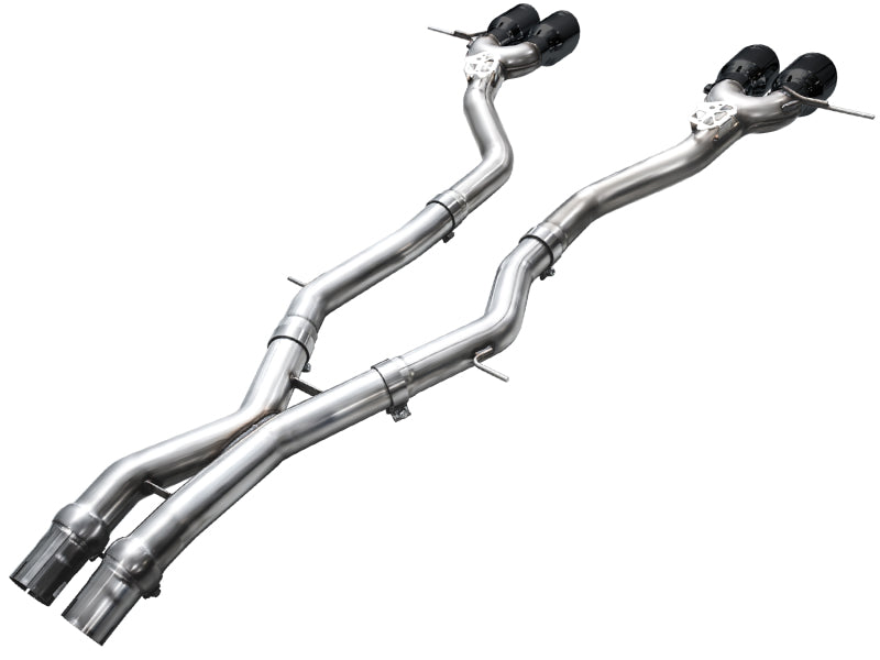 AWE Tuning 3020-43487 23-24 BMW G87 M2 Track Edition Exhaust - Diamond Black Tips