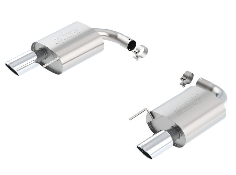Borla 11887 S-Type Rear Section 15-17 Ford Mustang GT 5.0L V8 MT/AT 2.5in pipe 4in tip