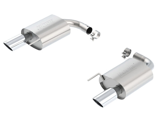 Borla 11887 S-Type Rear Section 15-17 Ford Mustang GT 5.0L V8 MT/AT 2.5in pipe 4in tip